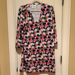 Lolly Wolly Doodle Pink and Blue Dress